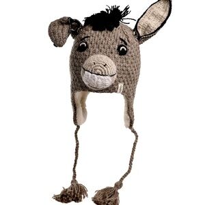 NIRVANA Brown Donkey Knit Hat